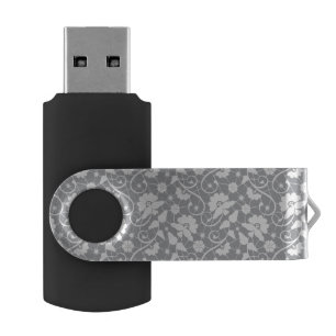 Floral Lace Pattern USB Flash Drive