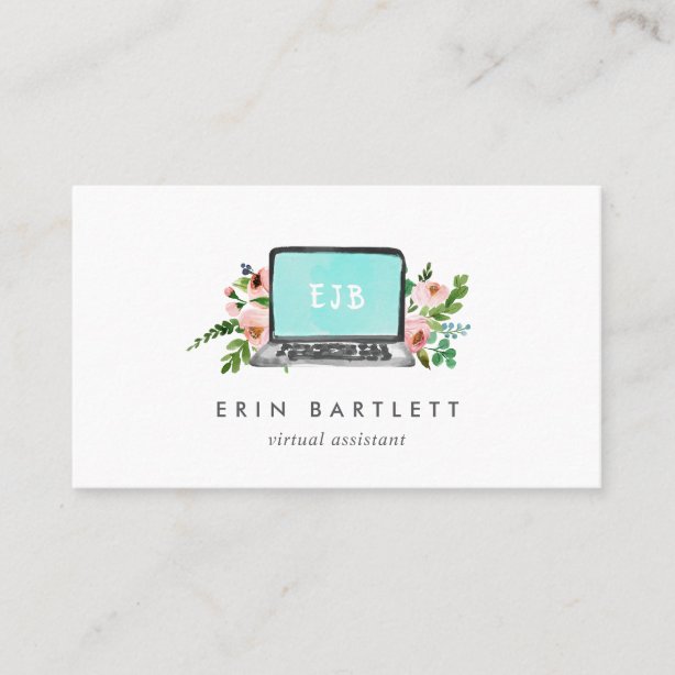 Virtual Assistant Business Cards Business Card Printing Zazzle