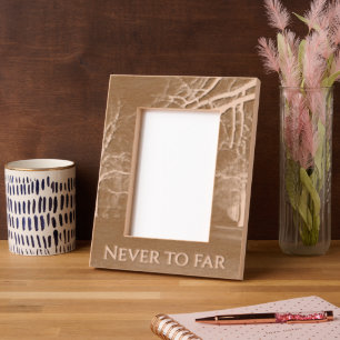 Floral Laser Etched Personalized Photo Display