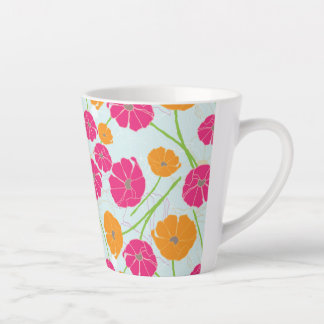Floral Latte La De Da Mug