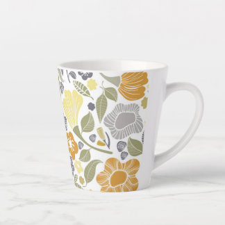 Floral Latte Mug