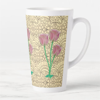 Floral Latte Mug