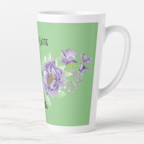 Floral Latte Mug