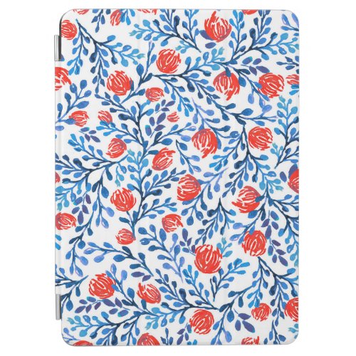 Floral Leaves Seamless Nature Pattern iPad Air Cover