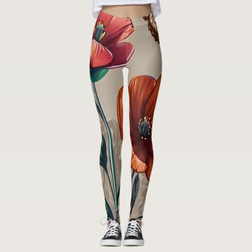 Floral Legging Designs for Every Style