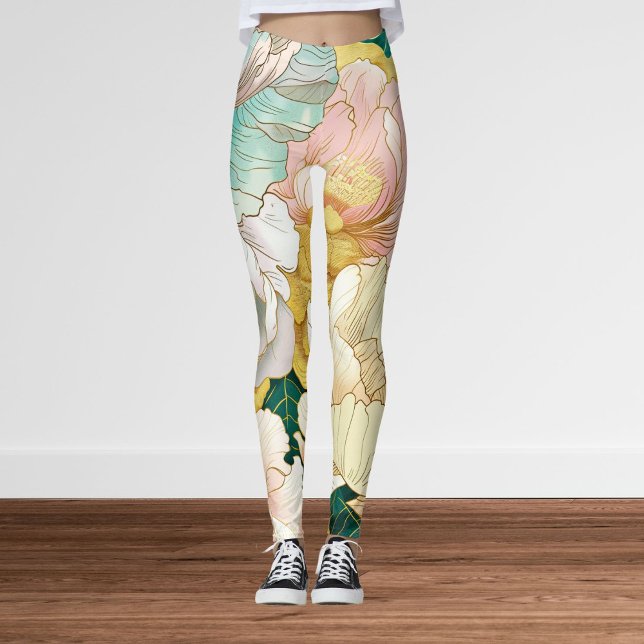 Floral Leggings (Creator Uploaded)