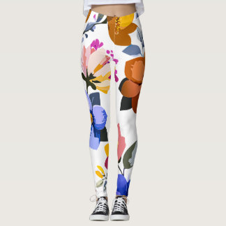Floral leggings