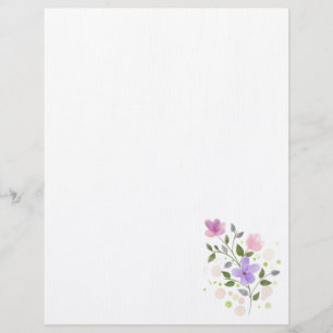 Floral Letterhead