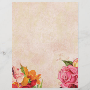 Floral Letterhead