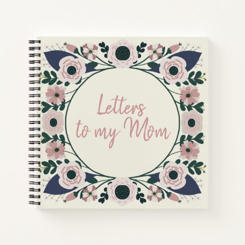 Floral Letters to My Mom Keepsake Journal