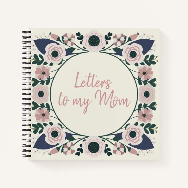 Floral Letters to My Mom Keepsake Journal (Front)