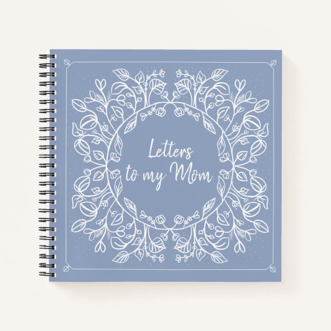 Floral Letters to My Mom Keepsake Journal (Front)