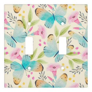 Floral Light Switch Cover