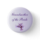 Floral Lilac Wedding Grandmother of the Bride Pin