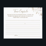 Floral Lines Time Capsule wedding anniversary card Flyer<br><div class="desc">Add your own information and for further customization,  click the link "click to customize further".
~ Check collection for matching games,  invitation,  signs,  and more ~</div>