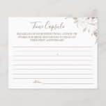 Floral Lines Time Capsule wedding anniversary card Flyer<br><div class="desc">Add your own information and for further customization,  click the link "click to customize further".
~ Check collection for matching games,  invitation,  signs,  and more ~</div>