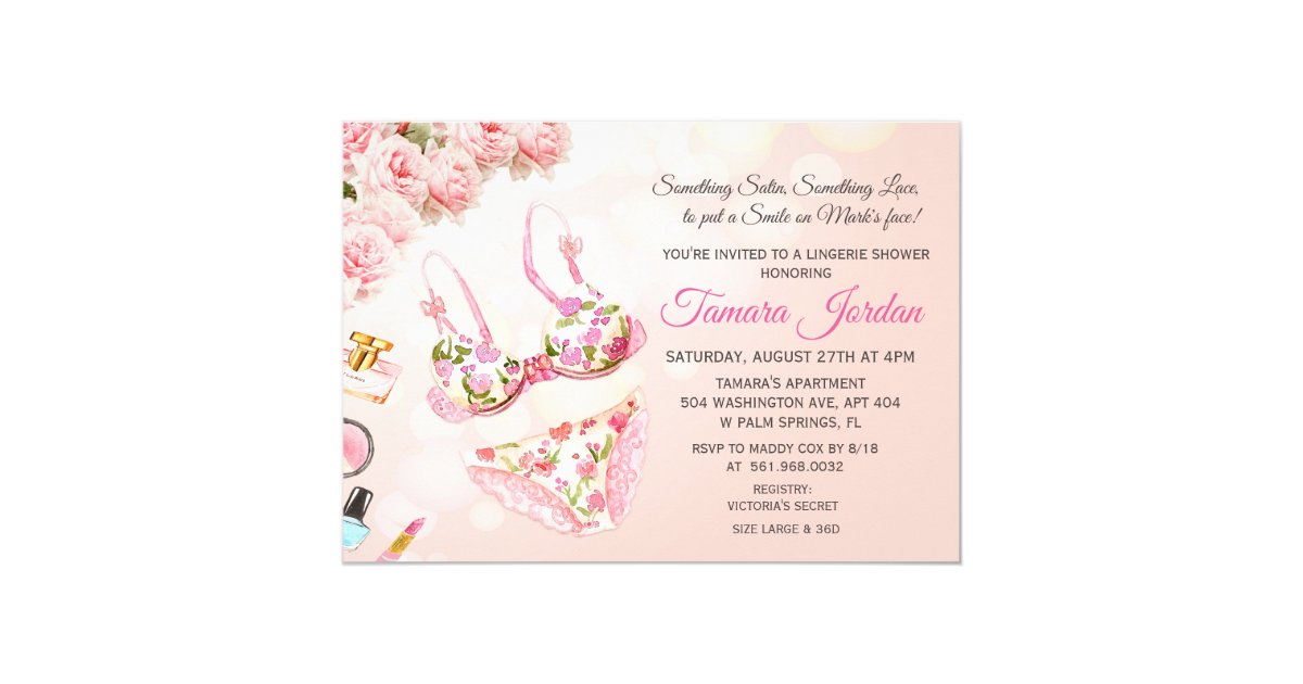 Fl Shower Invitation Zazzle Fl Shower Invitation