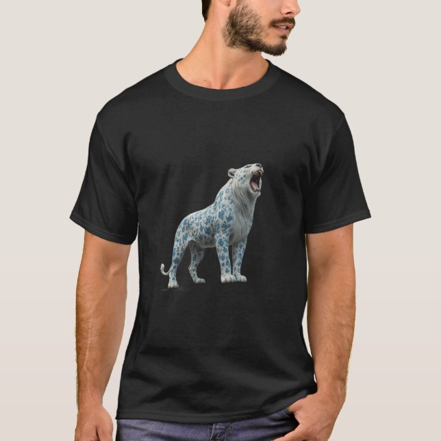 Floral Lion T-Shirt (Front)