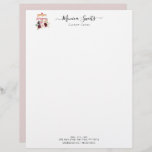 floral logo bakery business letterhead<br><div class="desc">modern design with customized floral logo and personalized colors. You can customize the text and other features including the shape and size.</div>
