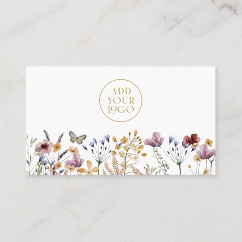 Floral Logo Business Card