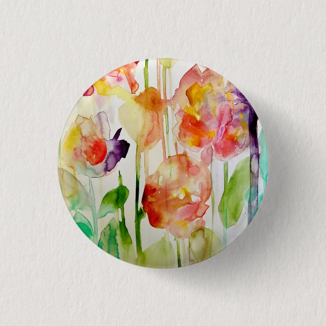 floral love button (Front)