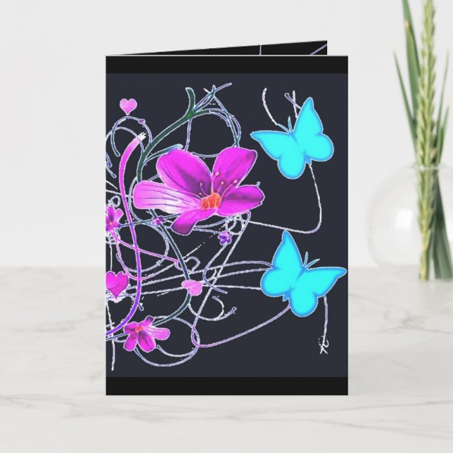 Floral Love Card (Front)