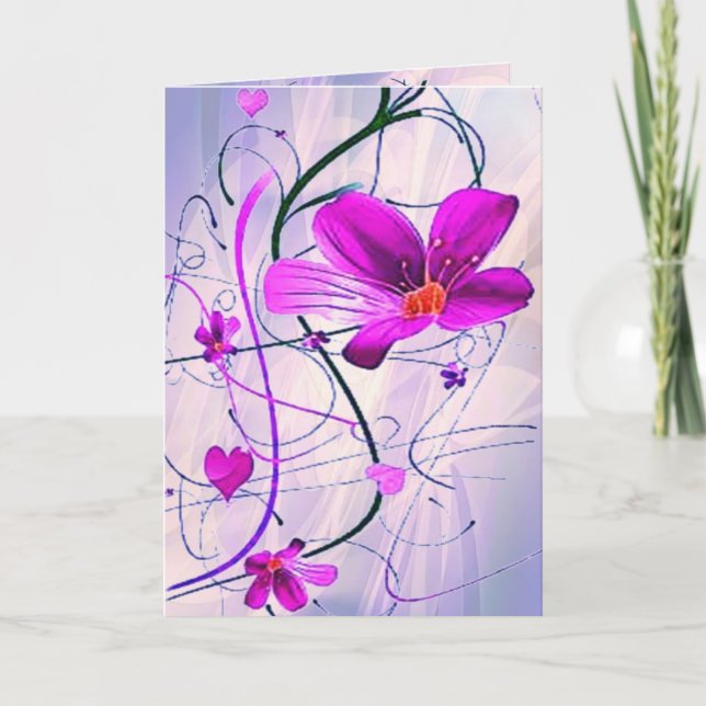 Floral Love Card (Front)