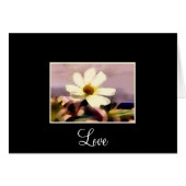 floral love card (Front Horizontal)