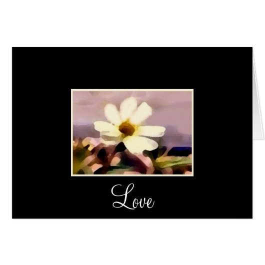floral love card (Front Horizontal)