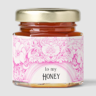 Floral Love Day Honey Jar Favors