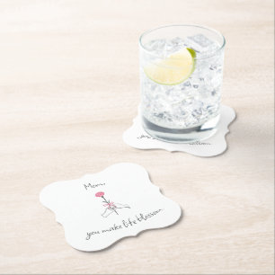 Floral Love for Mom – Paper Coasters 