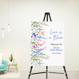 Floral Love is in Bloom Bridal Shower Welcome  Foam Board