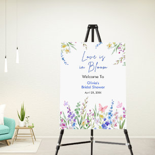 Floral Love is in Bloom Bridal Shower Welcome  Foam Board