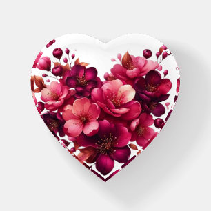 Floral Love Paperweight – Elegant & Charming