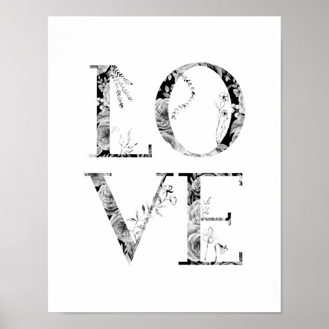 Floral love poster (Front)