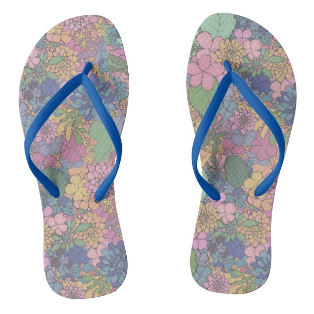 Floral Love Slippers (Footbed)