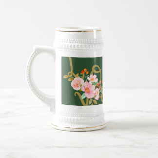 floral love stein