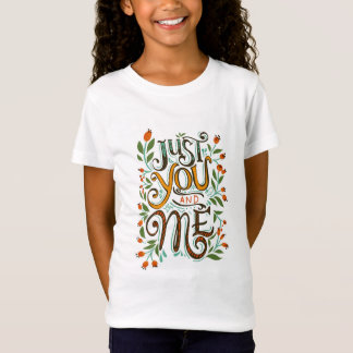 Floral Love Typography T-Shirt