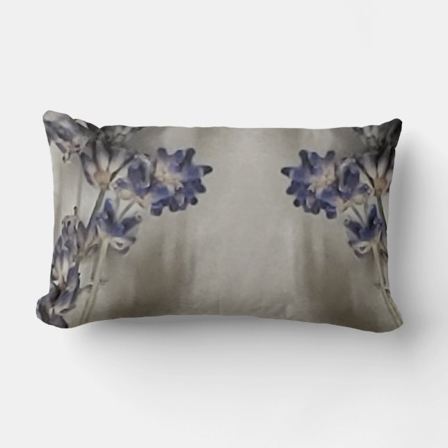  Floral Lumbar Pillow (Front)