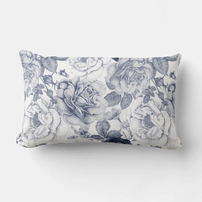 Floral Lumbar Pillow (Front)