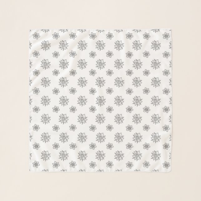 Floral Luxurious Scarves (Front)