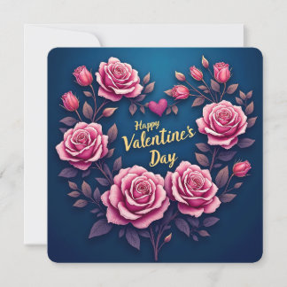 Floral Luxury Beautiful Love Popular Collection Holiday Card