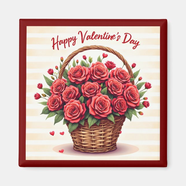 Floral Luxury Beautiful Love Trendy Collection Magnet (Front)