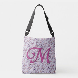 Floral Luxury Monogram M Crossbody Bag