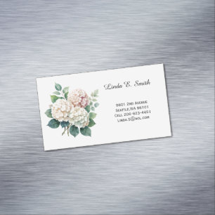 Floral Magnetic Calling Card