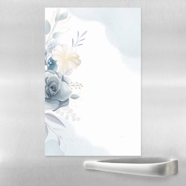 Floral Magnetic Dry Erase Sheet (In Situ)