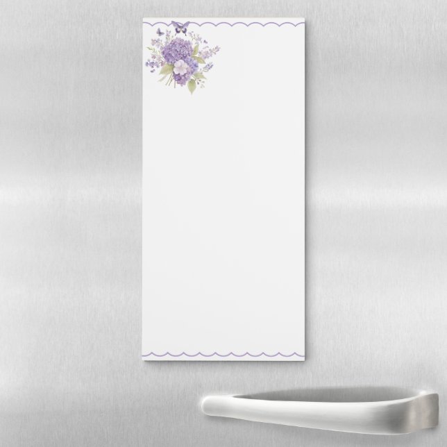 Floral  magnetic notepad (In Situ)