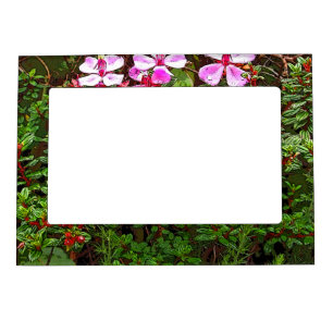 FLORAL MAGNETIC PICTURE FRAME (PHOTOG)