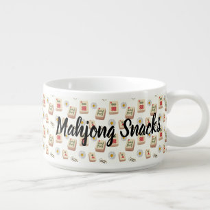 Floral Mahjong Snack Bowl (Chili bowl)