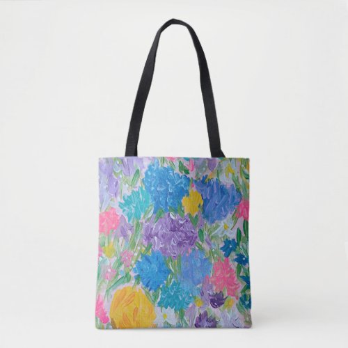 Floral Majesty Tote Bag